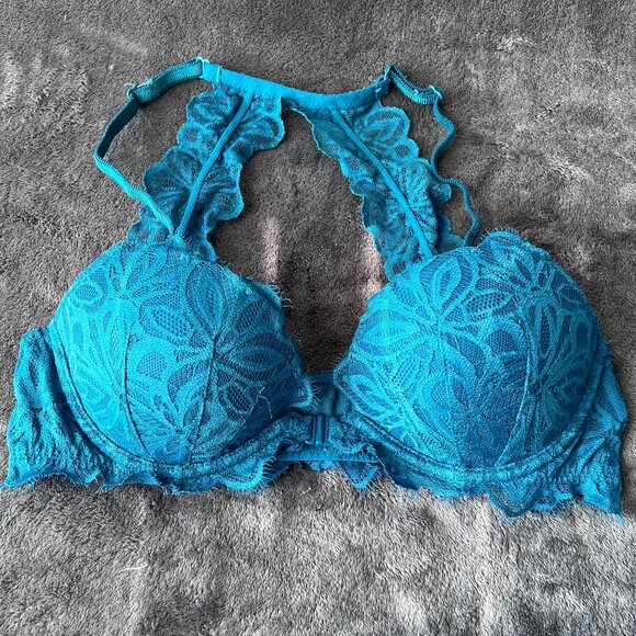 PINK Victoria's Secret Other - Pink by Victoria Secret Sexy Tee Lightly Lined Front-Close Lace Demi Bra in 34B